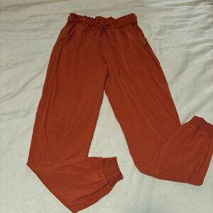 Brick Orange Lululemon Joggers